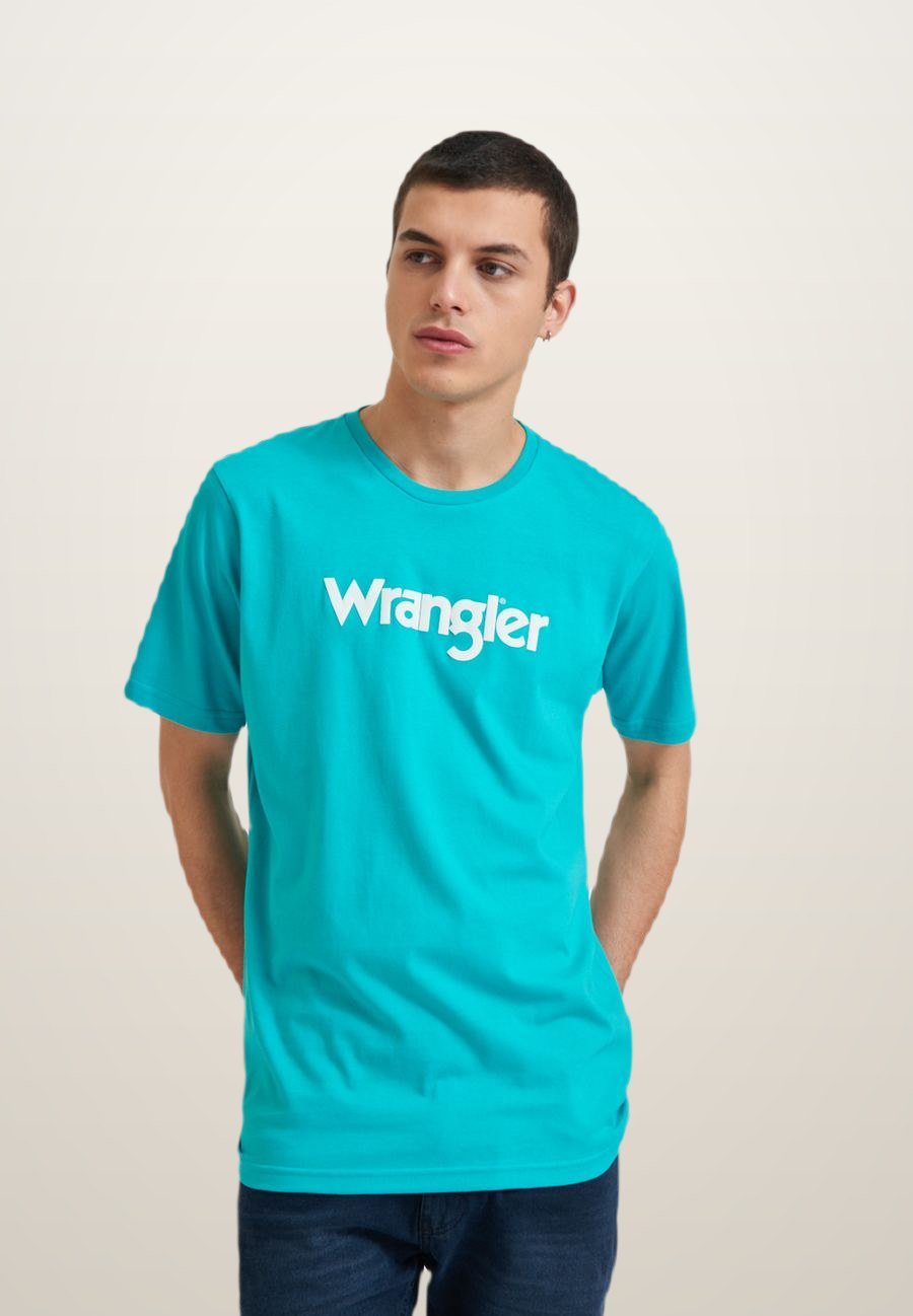 Wrangler — remera con logo hombre